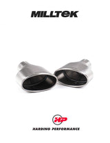 MILLTEK Cat-back – Audi TTRS Mk3 2.5 TFSI Titanium Trims - Non-resonated - Burnt Titanium