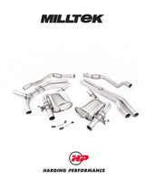 MILLTEK Cat Back – Audi RS4/RS5 B9 2.9 V6 Turbo Avant/Sportback (Non OPF/GPF Models) - Non-Res (Race - Louder) (RS4/RS5) - Titanium Oval Trims