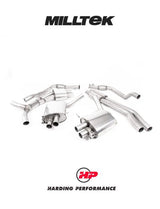MILLTEK Cat Back – Audi RS4/RS5 B9 2.9 V6 Turbo Avant/Sportback (Non OPF/GPF Models) - Resonated (RS5) - Titanium Oval Trims