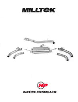 MILLTEK Particulate Filter-back GPF/OPF Back 80mm System, Fits with OE Tailpipes Audi RSQ3 - Non-Resonated (ECE R59 Approved)