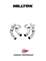 MILLTEK Large Bore Downpipes RS6/RS7 C8 & S8 D5 4.0 V8 - High Flow Sports Cats - Milltek Cat Back - Non-OPF