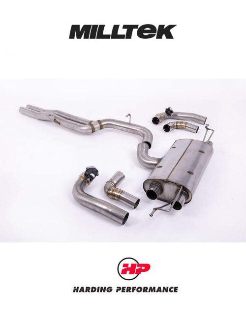 MILLTEK Audi RS3 8Y Sportback Particulate Filter-Back - Non Resonated