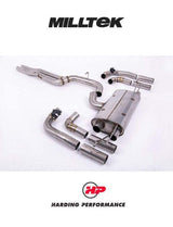 MILLTEK Audi RS3 8Y Sedan Particulate Filter-Back - Non Resonated