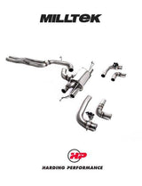 MILLTEK Audi RS3 8Y Sportback Particulate Filter-Back - Race Non Resonated