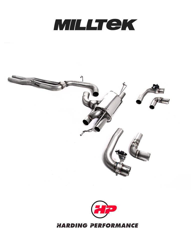 MILLTEK Audi RS3 8Y Sportback Particulate Filter-Back - Resonated