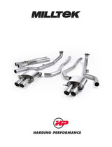 MILLTEK Cat Back BMW M5 F10 - Titanium