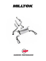 MILLTEK Cat Back BMW 1 Series M135i 3/5-Door F21/F20 - Titanium