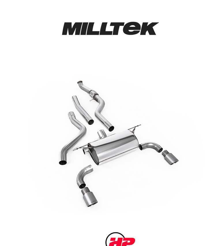 MILLTEK Cat Back BMW 1 Series M135i 3/5-Door F21/F20 - Polished