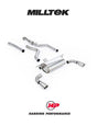 MILLTEK Cat Back BMW M135i 3/5-Door F21/F20 - Titanium