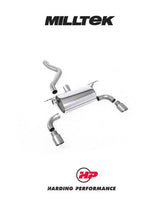 MILLTEK Rear Silencers – BMW M135i F20/F21 - Road - Titanium