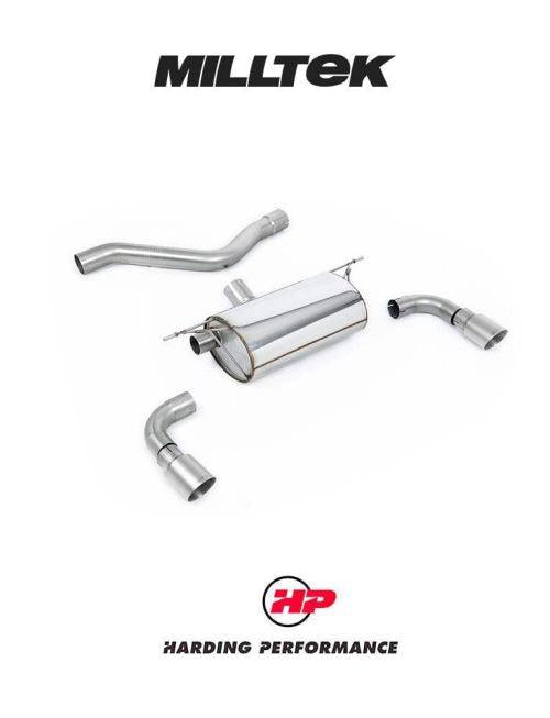 MILLTEK Rear Silencers – BMW M135i F20/F21 - Race - Titanium