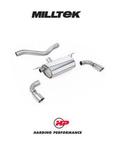 MILLTEK Rear Silencers – BMW M135i F20/F21 - Race - Titanium