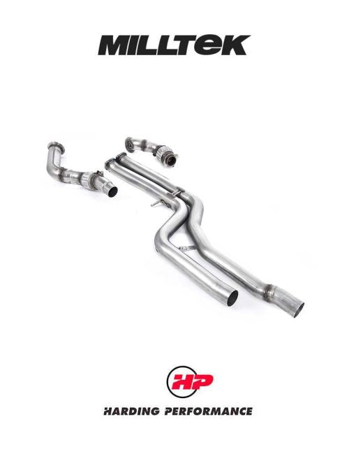 MILLTEK Large Bore Downpipes and Hi-Flow Sports Cats – BMW 3 Series F80 M3/F82 M4 - Decat