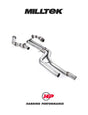 MILLTEK Large Bore Downpipes and Hi-Flow Sports Cats – BMW 3 Series F80 M3/F82 M4 - Decat