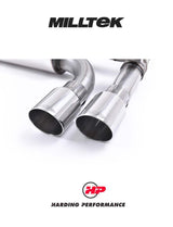 MILLTEK Cat Back BMW F87 M2 Hollowtek Twin System - Burnt Titanium