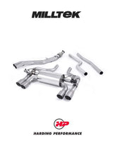 MILLTEK Cat Back BMW F87 M2 Hollowtek Twin System - Titanium