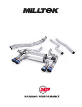 MILLTEK Cat Back BMW F87 M2 Hollowtek Twin System - Burnt Titanium