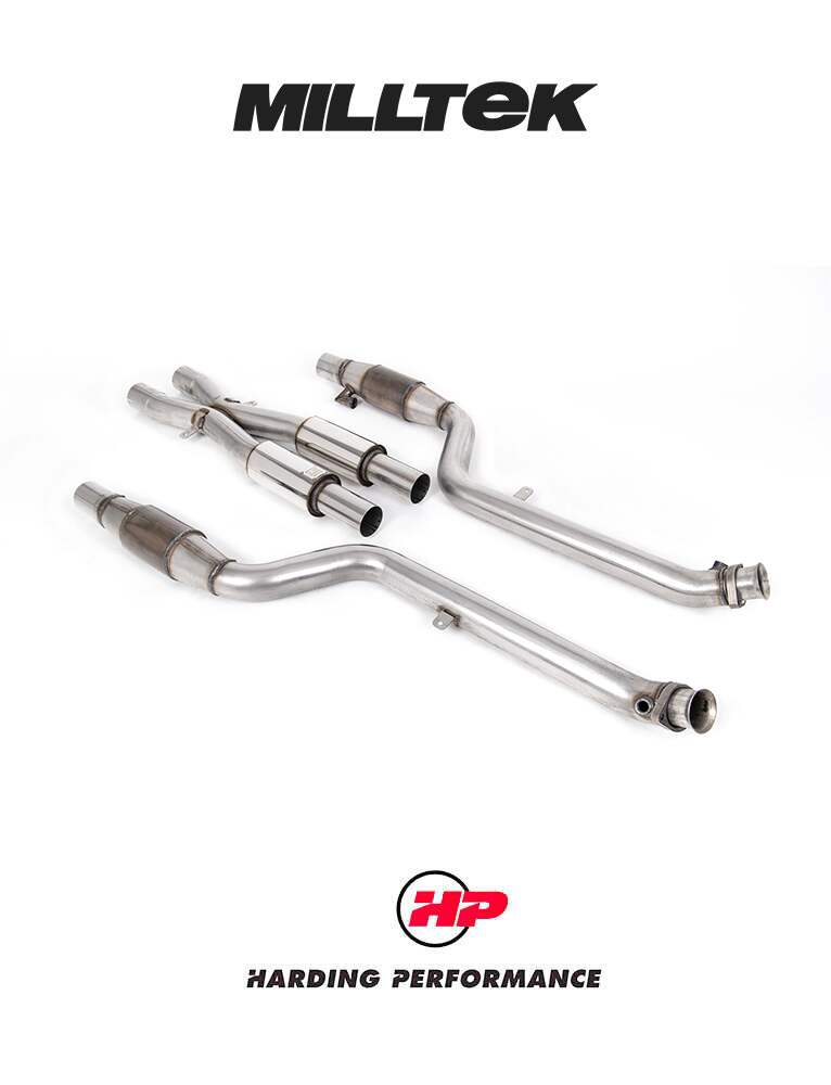 MILLTEK Catted Downpipe – BMW E90 M3 4.0 V8, For MILLTEK Cat Back Systems Only [SSXBM1038]
