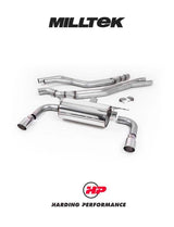 MILLTEK Cat-back – BMW M240i (F22 LCI) - Resonated - Carbon