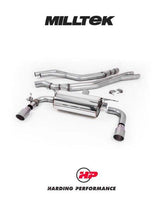 MILLTEK Cat-back – BMW M240i (F22 LCI) - Non-resonated - Titanium