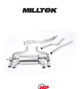 MILLTEK Cat Back BMW F87 M2 Hollowtek Twin System - Carbon JET-90