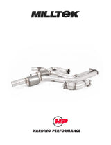 MILLTEK Large-Bore Downipes BMW M2 Competition F87 - Decat