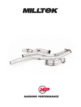 MILLTEK Large-Bore Downipes BMW M2 Competition F87 - Decat