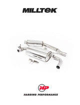 MILLTEK Cat Back – BMW 2 Series M240i Coupe (F22 LCI) - Resonated - Titanium GT-90 Trims