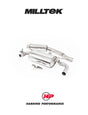 MILLTEK Cat Back – BMW 2 Series M240i Coupe (F22 LCI) - Resonated - Burnt Titanium GT-90 Trims