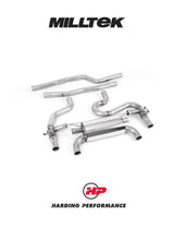 MILLTEK Secondary Cat Back BMW M2 Competition F87 - Equal Length System (Loudest) - Quad GT-90 Titanium Trims