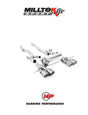MILLTEK Exhaust System BMW 3/4 Series G80/G81/G82 M3/M4 & M3/M4 Competition S58 3.0 Turbo - Axle Back - GT-115 Brushed Titanium Trims