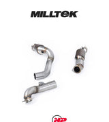 MILLTEK Downpipes BMW 2/3/4 Series G80/G81/G82/G87 M2/M3/M4 & M3/M4 Competition S58 3.0 Turbo - V2 HJS HQ 200 Cell - Fits To Oe And Milltek Sport 3"