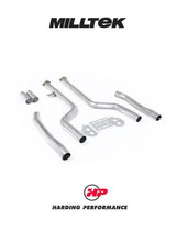 MILLTEK Secondary Catalyst Bypass Midpipe BMW 3/4 Series G80/G81/G82 M3/M4 & M3/M4 Competition S58 - Milltek Axle Back System - Non-Resonated - Dual 3" - No