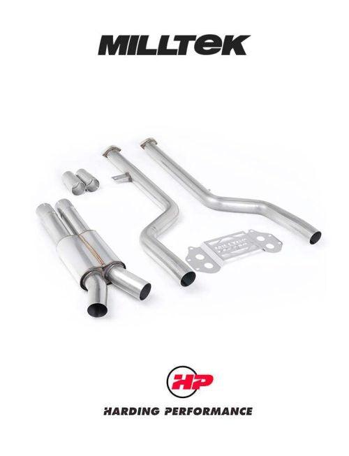 MILLTEK Secondary Catalyst Bypass Midpipe BMW 3/4 Series G80/G81/G82 M3/M4 & M3/M4 Competition S58 - OE Axle Back System - Resonated - Dual 3" - No