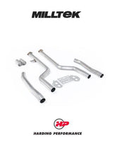 MILLTEK Secondary Catalyst Bypass Midpipe BMW 3/4 Series G80/G81/G82 M3/M4 & M3/M4 Competition S58 - OE Axle Back System - Non-Resonated - Dual 3" - No