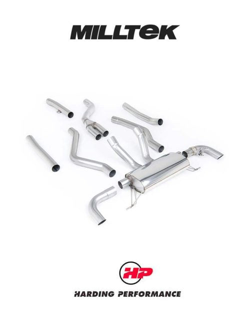 MILLTEK Cat-back M340i/M440i inc XDrive Sedan/Coupe G20/G22 - OE Trims
