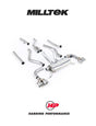 MILLTEK Cat-back M340i/M440i inc XDrive Sedan/Coupe G20/G22 - Quad GT-100 Polished Trims