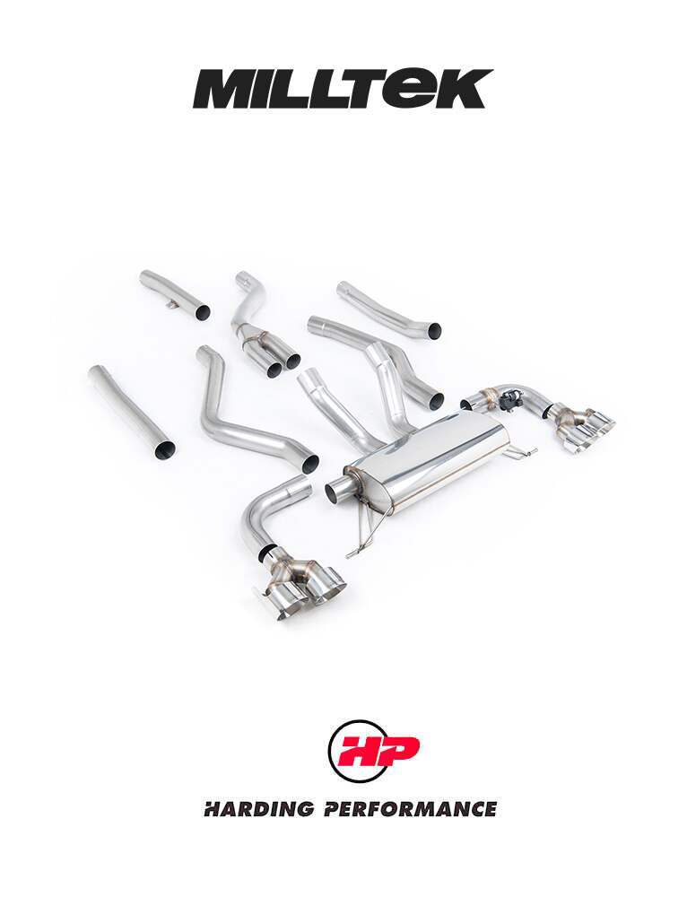 MILLTEK Cat-back M340i/M440i inc XDrive Sedan/Coupe G20/G22 - OE Trims