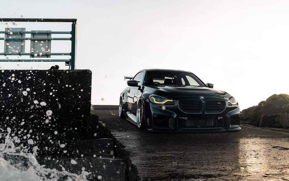 MILLTEK BMW M2 G87 Cat Back Exhaust - Resonated - JET-115 Carbon Trims