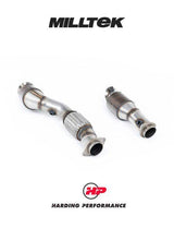 MILLTEK Downpipes BMW 2/3/4 Series G80/G81/G82/G87 M2/M3/M4 & M3/M4 Competition S58 3.0 Turbo - V2 HJS HQ 200 Cell - Fits to OE or Milltek 102mm