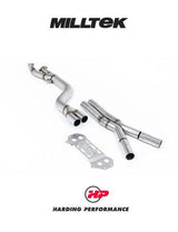 MILLTEK Secondary Catalyst Bypass Midpipe BMW 3/4 Series G80/G81/G82 M3/M4 & M3/M4 Competition S58 - Milltek Axle Back System - Non-Resonated - Single 102mm - Yes