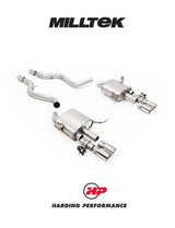MILLTEK Cat-back – BMW 3 Series E92 M3 4.0 V8 - V2 Valved System with Remote Control - GT-80 Polished Tips