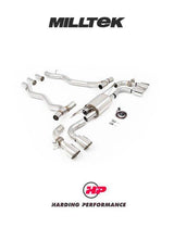 MILLTEK Axle Back BMW M5 4.4L Twin Turbo Hybrid G90 & G99 - GT-115 Polished Tips