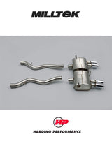 MILLTEK Cat-back – BMW 3 Series E92 M3 4.0 V8 - V1 - Non Valved System - GT-80 Polished Tips