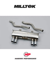 MILLTEK Cat-back – BMW 3 Series E92 M3 4.0 V8 - V2 Valved System with Remote Control - GT-80 Polished Tips