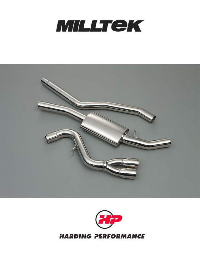 MILLTEK Cat-back – BMW 118d/120d M Sport 3-door (E81, E87), Requires additional OE parts [SSXBM932]