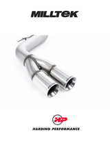 MILLTEK Cat-back – BMW 118d/120d M Sport 3-door (E81, E87), Requires additional OE parts [SSXBM932]