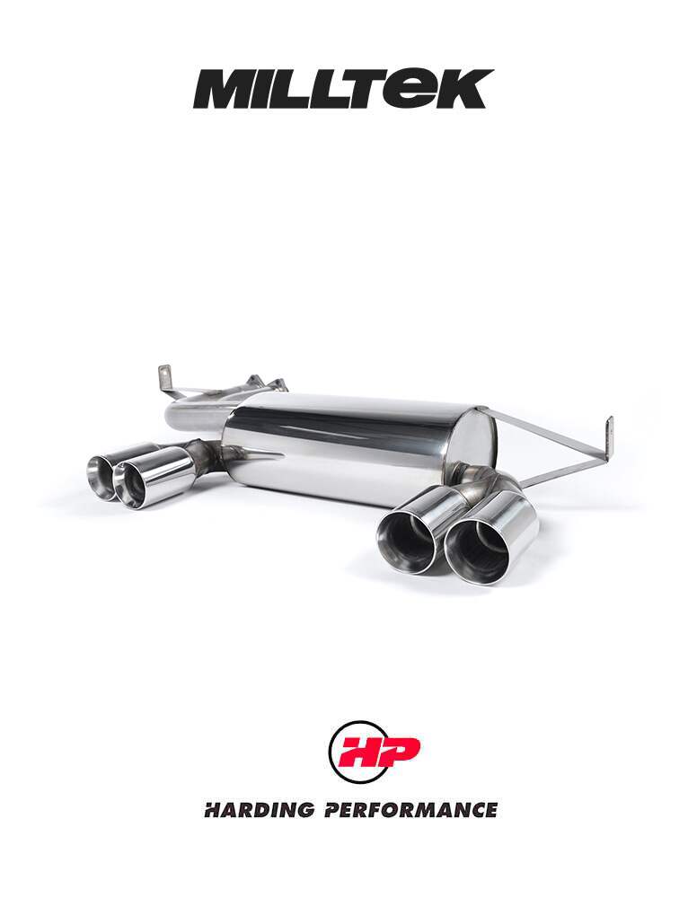 MILLTEK Rear Silencer(s) – BMW 3 Series E46 M3 3.2 Coupe – Cabriolet [SSXBM934]