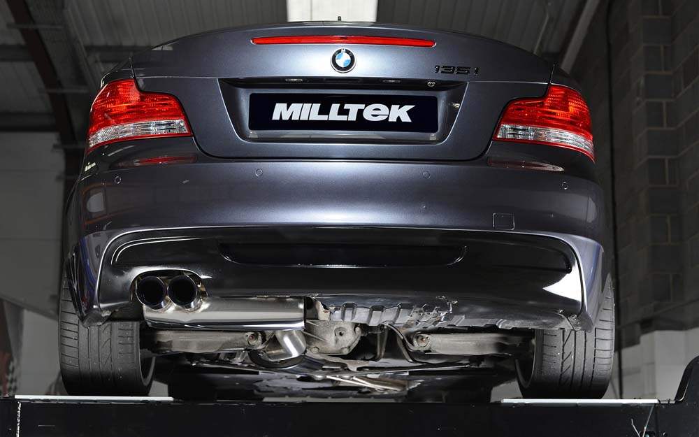 MILLTEK Secondary Cat-back – BMW 135i Coupé E82 / Cabriolet E88 (N54/N55)