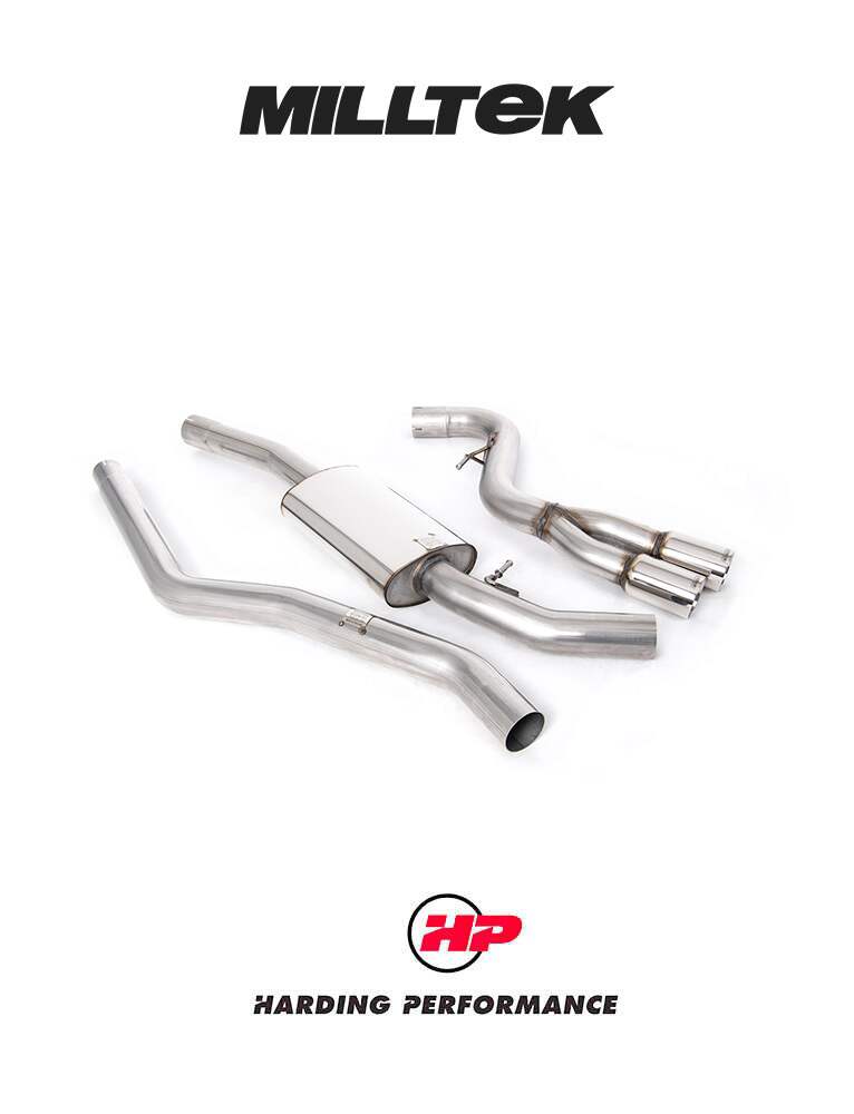 MILLTEK Cat-back – BMW 118d/120d M Sport (E82), Requires additional OE parts [SSXBM951]